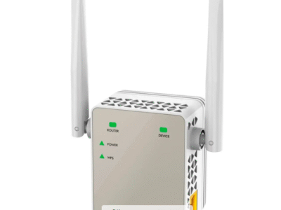 NETGEAR - Extensor de alcance WiFi de banda dupla - Essentials Edition, 1,2 Gbps, plugue de parede, antenas externas - Branco