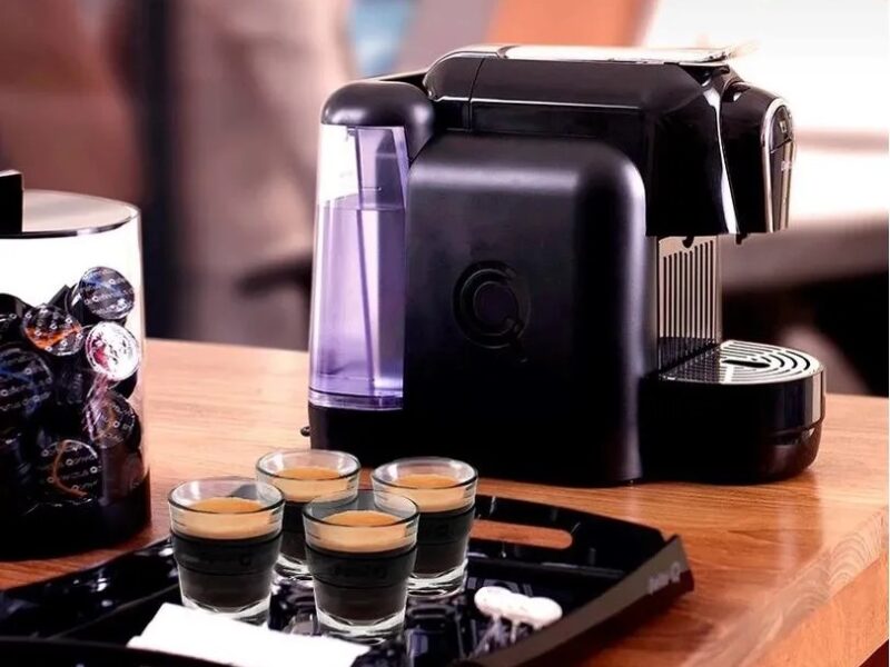 Cafeteira Elétrica Delta Q Qool Espresso Usada Preto