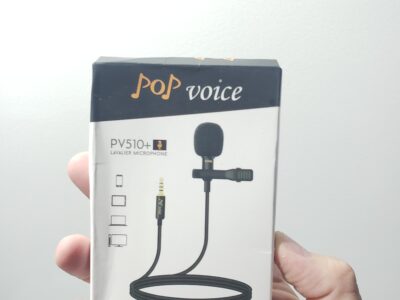 Microfone de Lapela para gravar seus vídeos