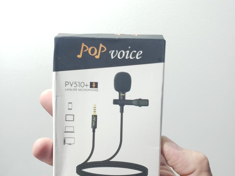 Microfone de Lapela para gravar seus vídeos